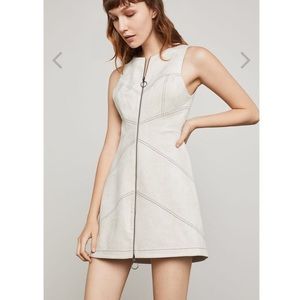 BCBG Suede Zipper Dress